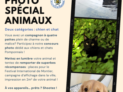 Concours photo spécial animaux - édition 2026 !
